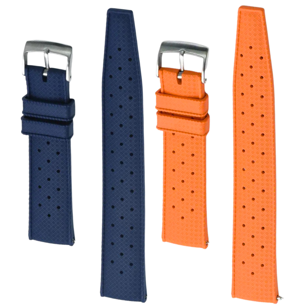 Blue & Orange Rubber Strap-Pack